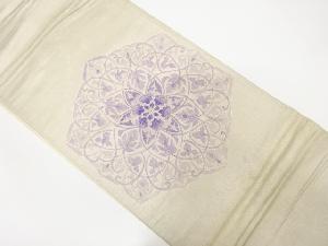 アンティーク　華紋刺繍袋帯（材料）